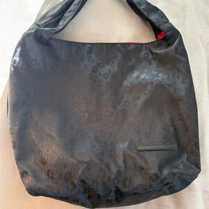 NWT TAHARI Black Leopard Purse